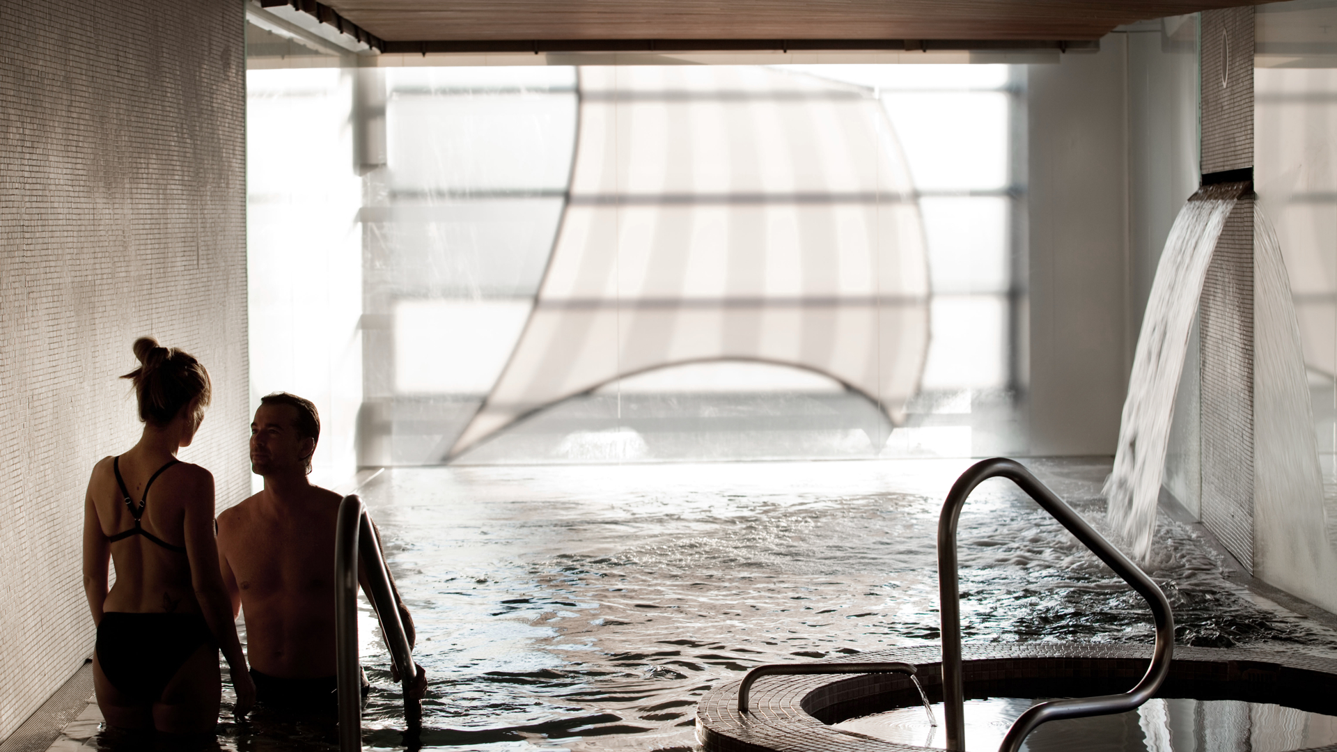Inside Pool At Scandinave Les Bains Vieux-Montréal, Healthy Living and Travel