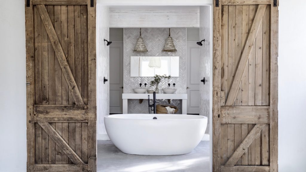 Leanne Ford's Chic White Bathroom Design, Healthy Living + Travel