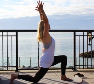 Woman, Oak Bay Beach Hotel Yoga, Healthy Living + Travel