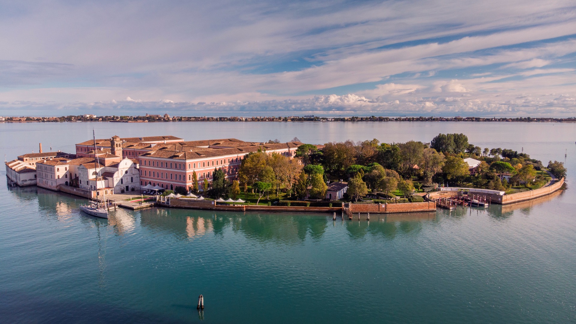 San Clemente Palace Kempinski Venice, Aerial View, Healthy Living + Travel