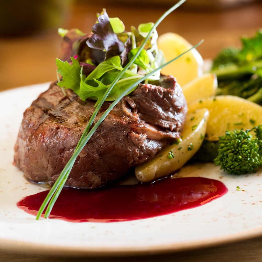 Steak, Allegretto Vineyard Resort, Healthy Living + Travel